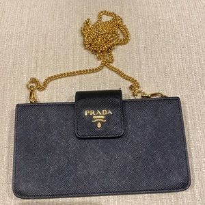 Prada small crossbody wallet/phone case
